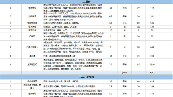 预算报价单